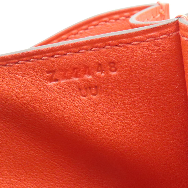 紅色 Swift牛皮 CONSTANCE mini 肩背包 金扣 Z刻【HERMES 愛馬仕】 Z刻印 Feu/GHW-8