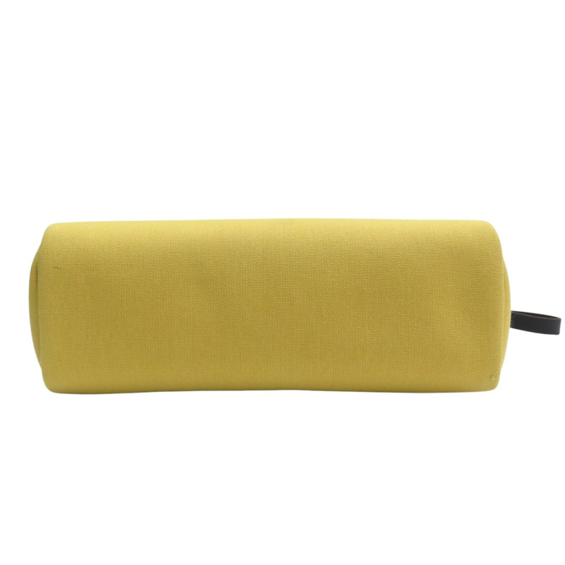 咖哩黃 帆布 棕色牛皮 Herbag Zip 31 兩用包 B刻 銀扣【HERMES 愛馬仕】 B刻印-3