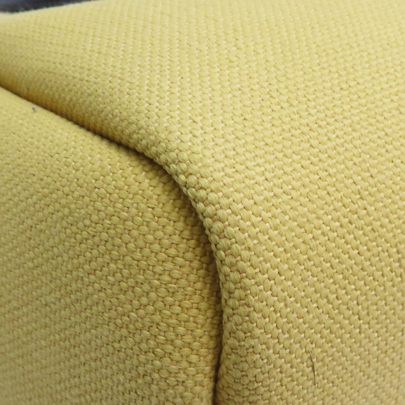 咖哩黃 帆布 棕色牛皮 Herbag Zip 31 兩用包 B刻 銀扣【HERMES 愛馬仕】 B刻印-12