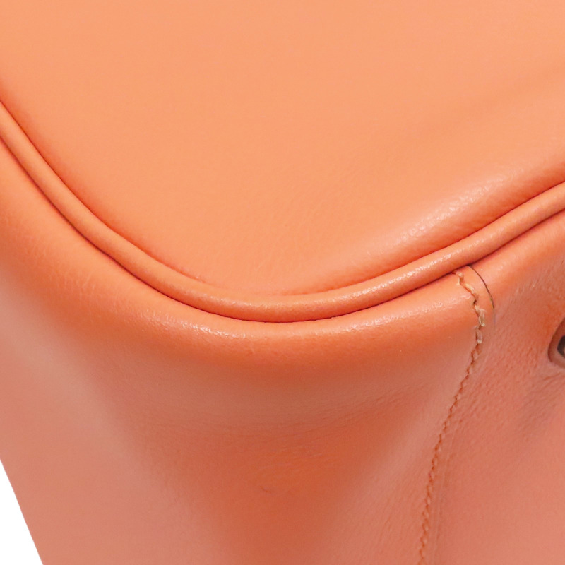 火烈鳥粉 EverColor牛皮 LINDY34 肩背包 T刻 銀釦【HERMES 愛馬仕】-10