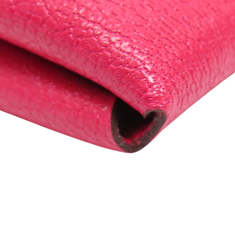 桃紅色牛皮 Calvi Duo 卡夾 名片夾 B刻【HERMES 愛馬仕】-10