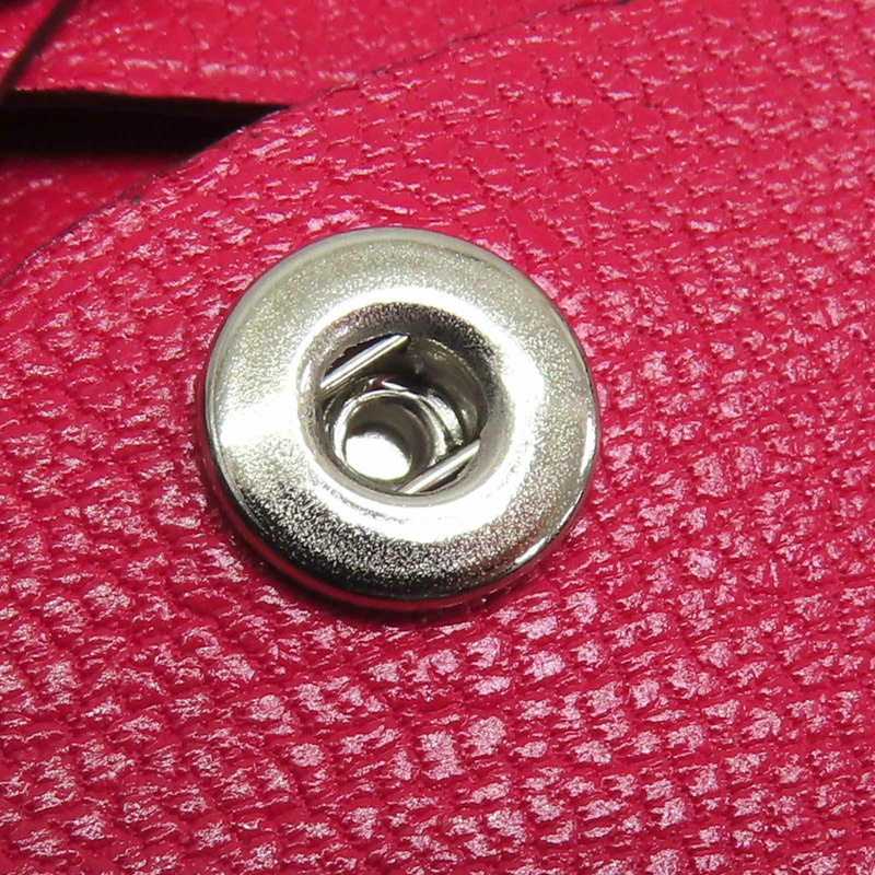 桃紅色牛皮 Calvi Duo 卡夾 名片夾 B刻【HERMES 愛馬仕】-17