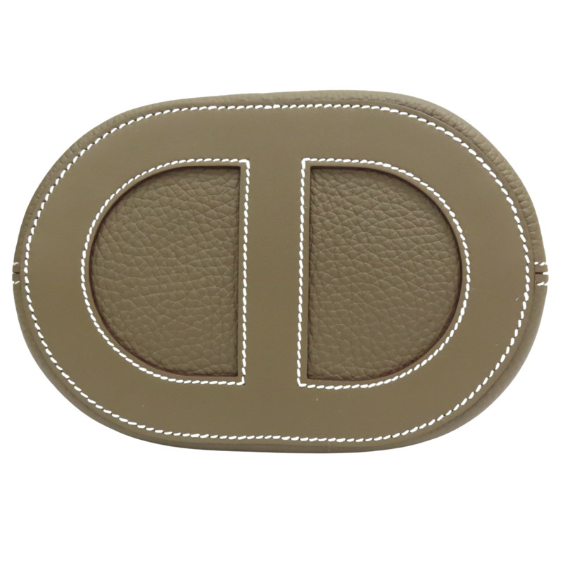 大象灰 TC牛皮 In the loop 手提包 金釦 W刻 【HERMES 愛馬仕】-3