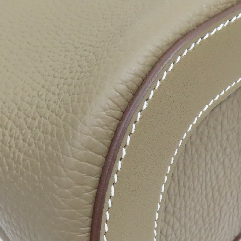 大象灰 TC牛皮 In the loop 手提包 金釦 W刻 【HERMES 愛馬仕】-8