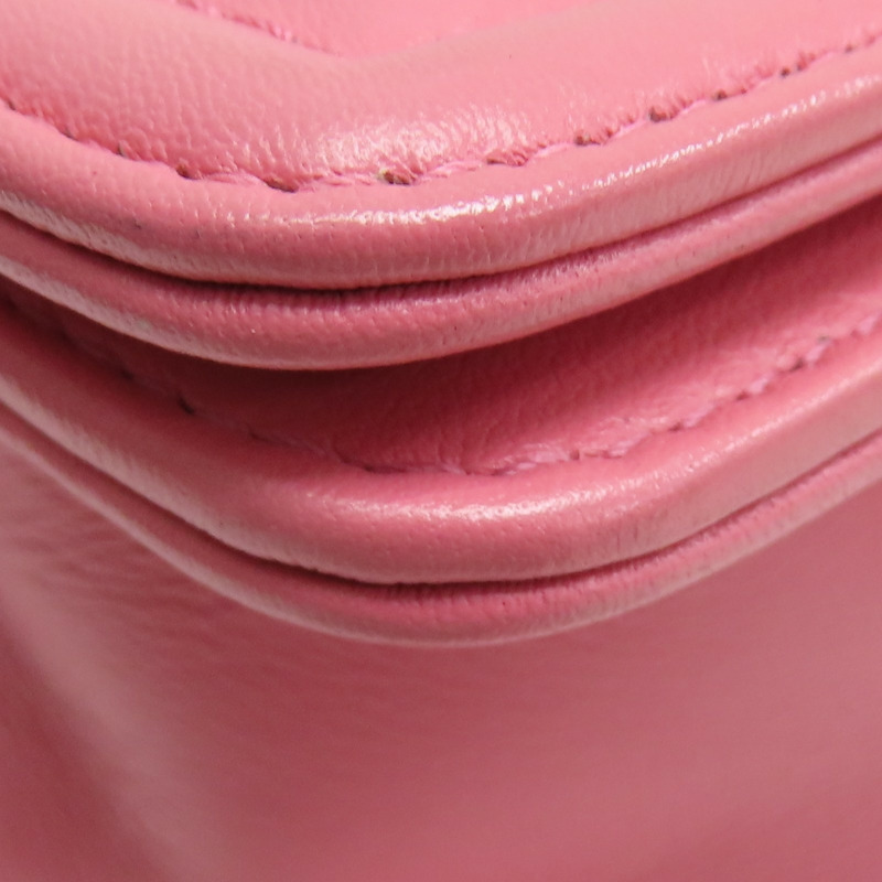 粉色牛皮 Boy 25 肩背包【CHANEL 香奈兒】 A67086-11