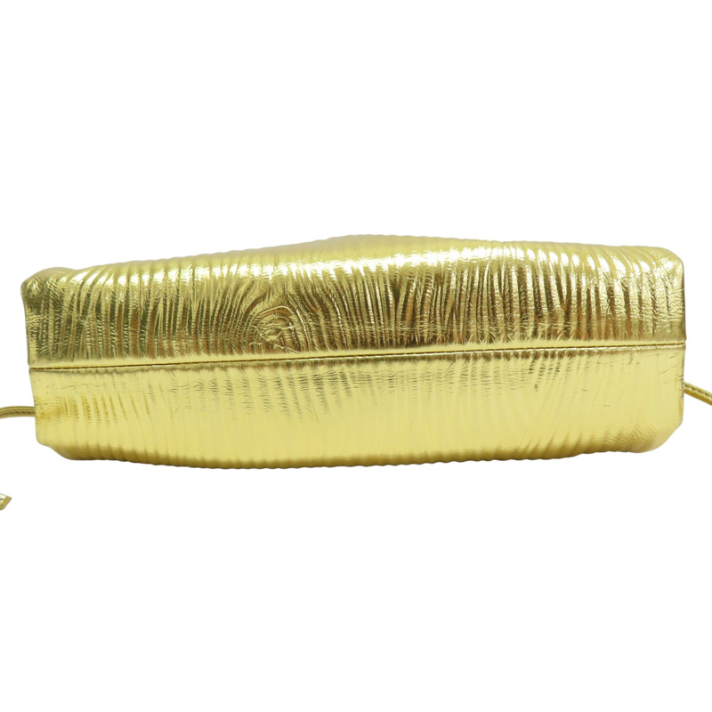 金色 牛皮 肩背包【BOTTEGA VENETA BV 寶緹嘉】 585852-3