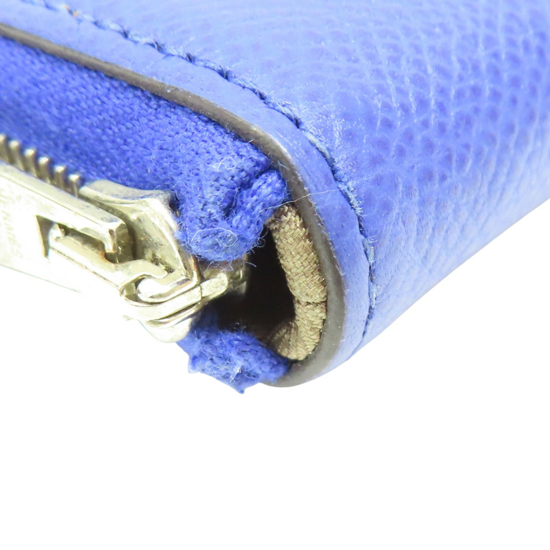 藍色 Epsom牛皮 絲巾 Azap siilk 拉鍊零錢包 口O刻【HERMES 愛馬仕】-13