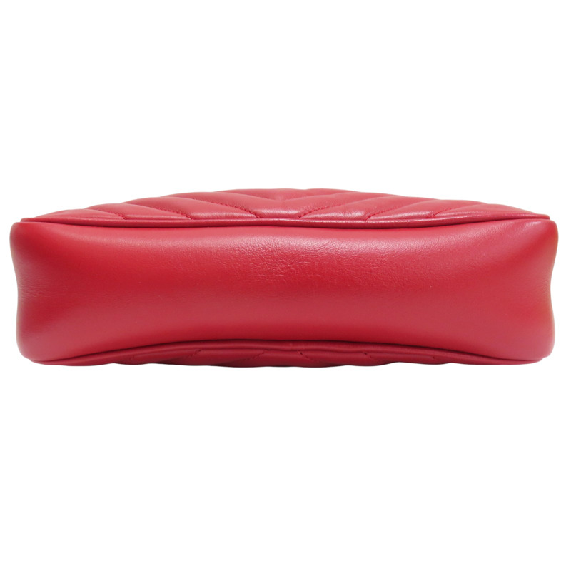 紅色 牛皮 肩背包【SAINT LAURENT YSL 聖羅蘭】 520534-3