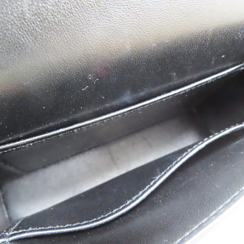 黑色 山羊皮 Verrou mini 肩背包 D刻 金釦【HERMES 愛馬仕】-4