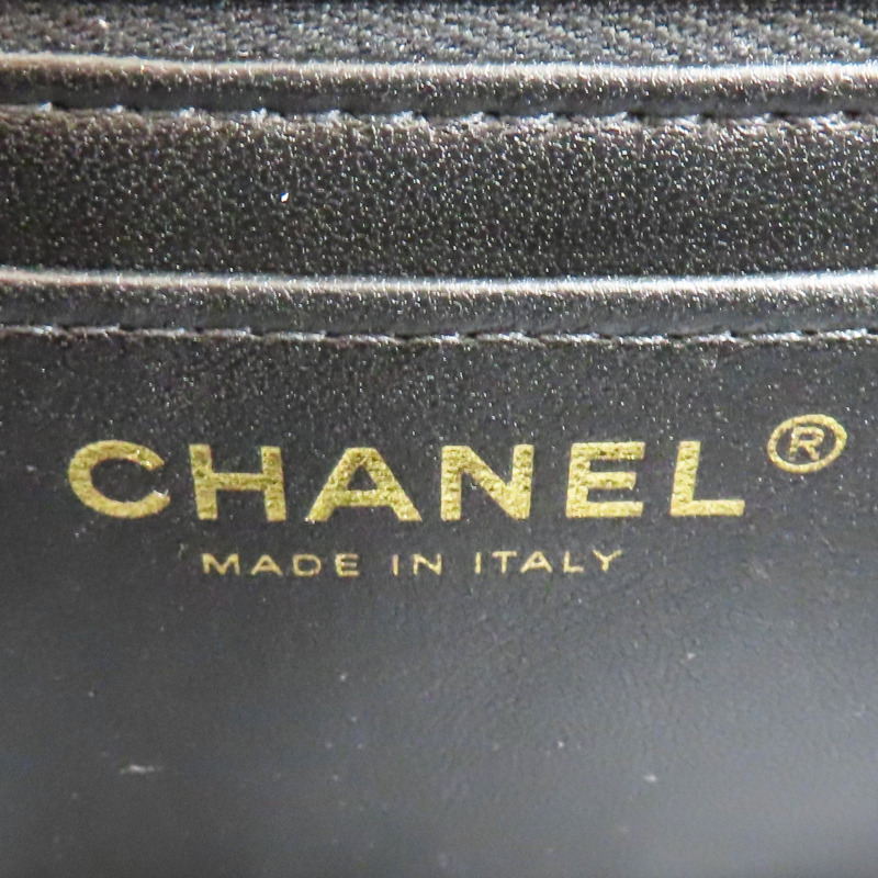 黑色 牛皮 手把 鏈帶 肩背包【CHANEL 香奈兒】 AS5243-5