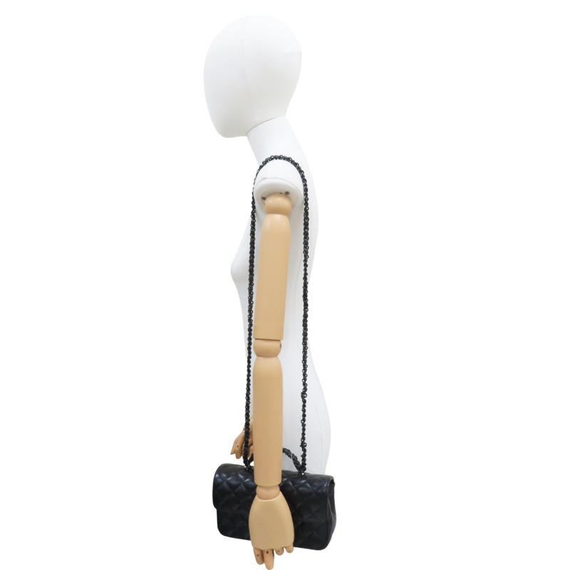 黑色 牛皮 手把 鏈帶 肩背包【CHANEL 香奈兒】 AS5243-7