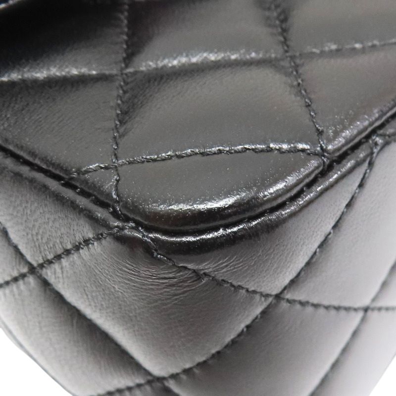 黑色 牛皮 手把 鏈帶 肩背包【CHANEL 香奈兒】 AS5243-8