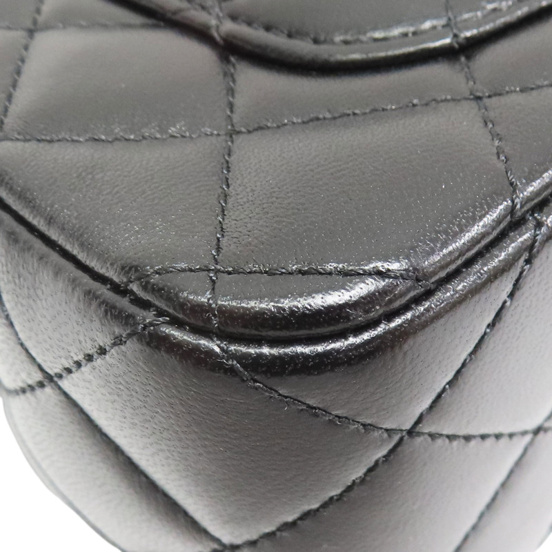 黑色 牛皮 手把 鏈帶 肩背包【CHANEL 香奈兒】 AS5243-10