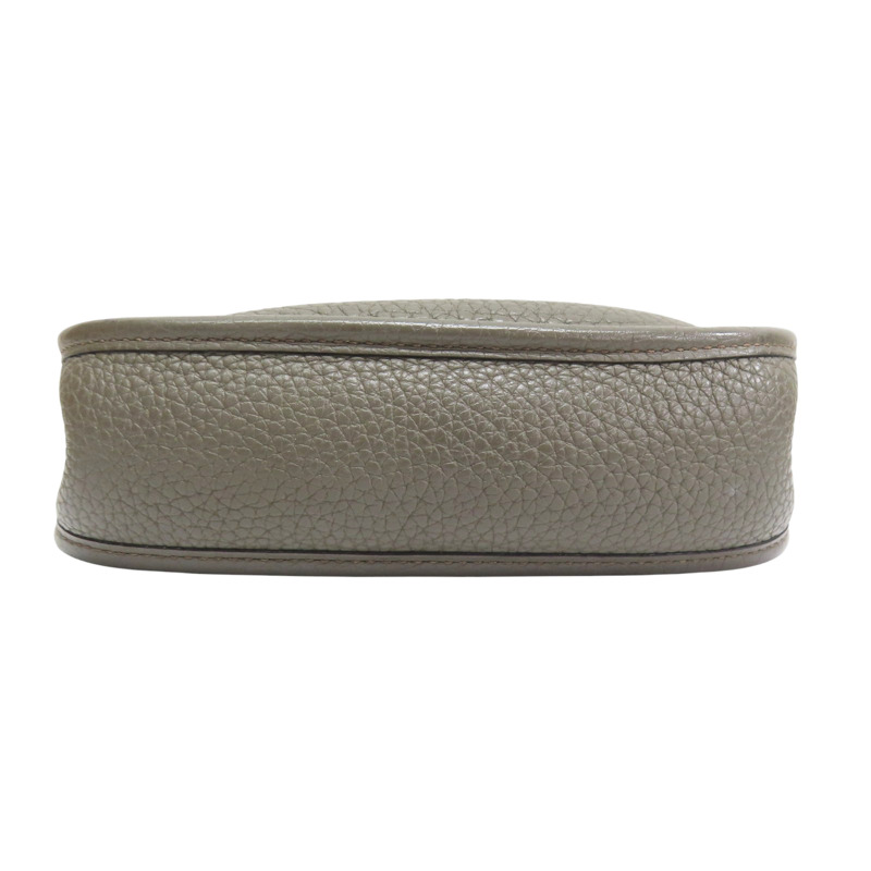 灰色 牛皮 Mini Evelyne 肩背包 Y刻【HERMES 愛馬仕】-3