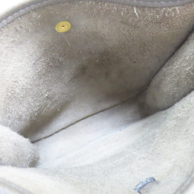 灰色 牛皮 Mini Evelyne 肩背包 Y刻【HERMES 愛馬仕】-4