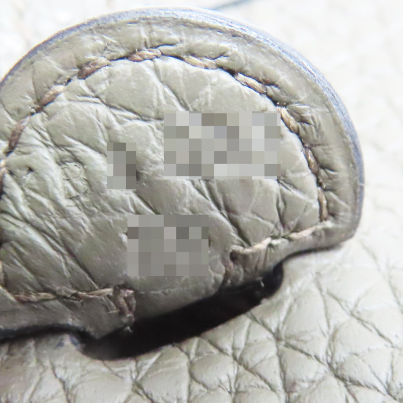 灰色 牛皮 Mini Evelyne 肩背包 Y刻【HERMES 愛馬仕】-6