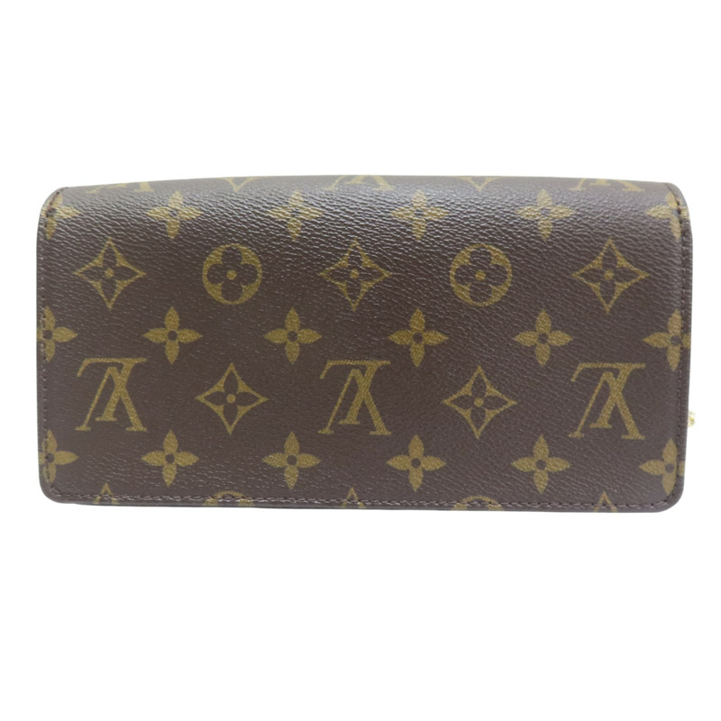 棕色 原花 帆布 WOC Lily 肩背包【LOUIS VUITTON LV 路易威登】 M82509-1