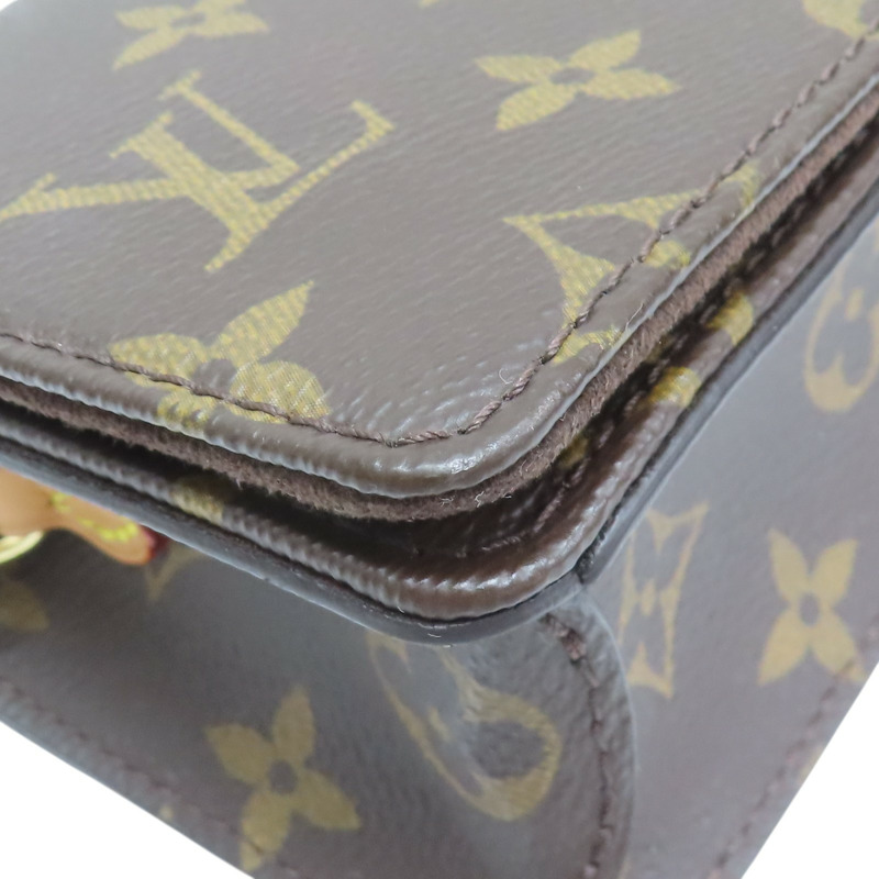 棕色 原花 帆布 WOC Lily 肩背包【LOUIS VUITTON LV 路易威登】 M82509-7