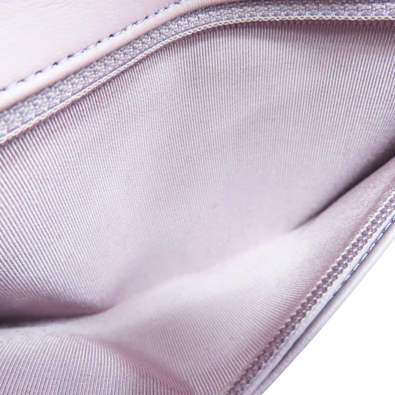 紫色 羊皮 COCO20cm 鏈帶肩背包 銀釦【CHANEL 香奈兒】 A69900-5