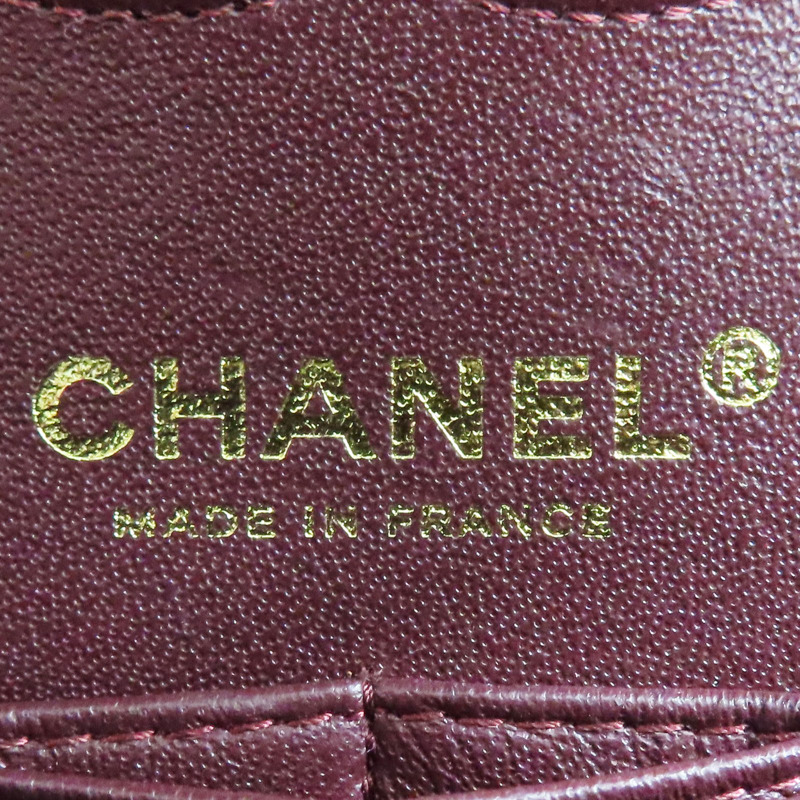 黑色 菱格紋 荔枝牛皮 COCO 23cm 鏈帶肩背包【CHANEL 香奈兒】 A01113-5