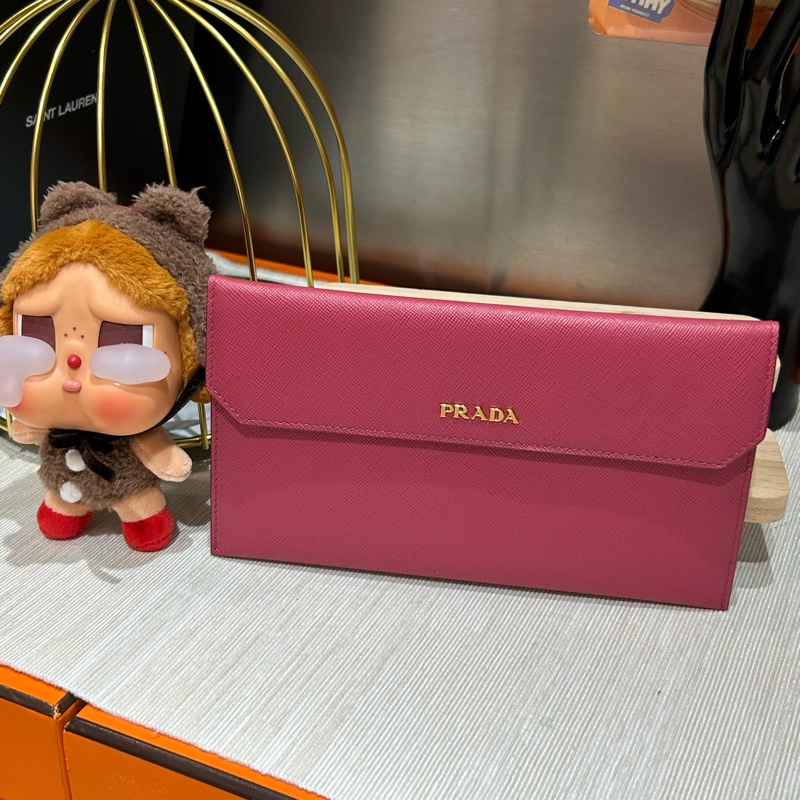 Prada long envelope wallet-0