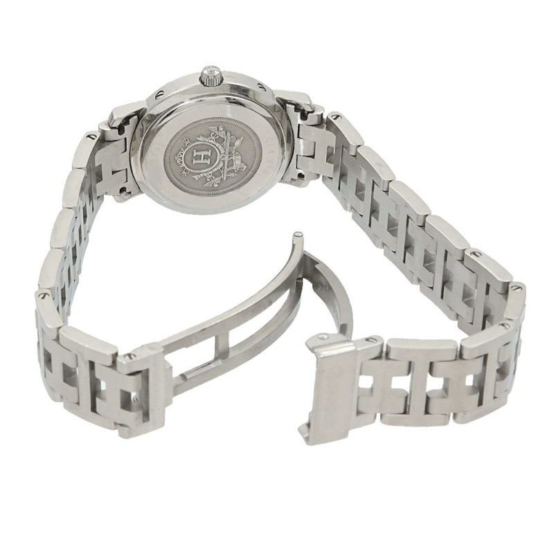 愛馬仕 Clipper CL4 210 女士腕錶，附日期顯示，粉紅石英機芯-4