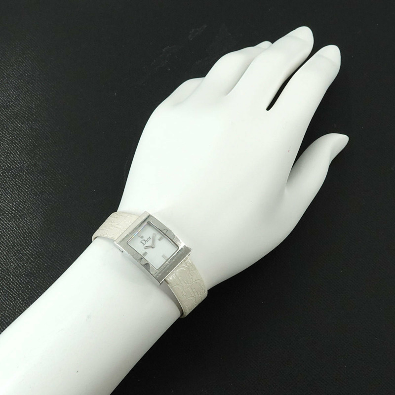 Christian Dior Maris D78-109 女士白色石英腕錶-2