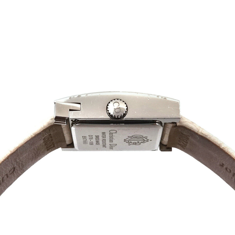Christian Dior Maris D78-109 女士白色石英腕錶-4