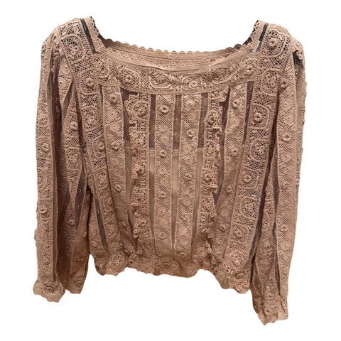 Red Valentino 千禧粉紅色喱士短上裝