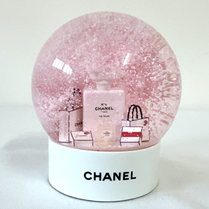CHANEL 全新N°5香水粉色水晶球-0