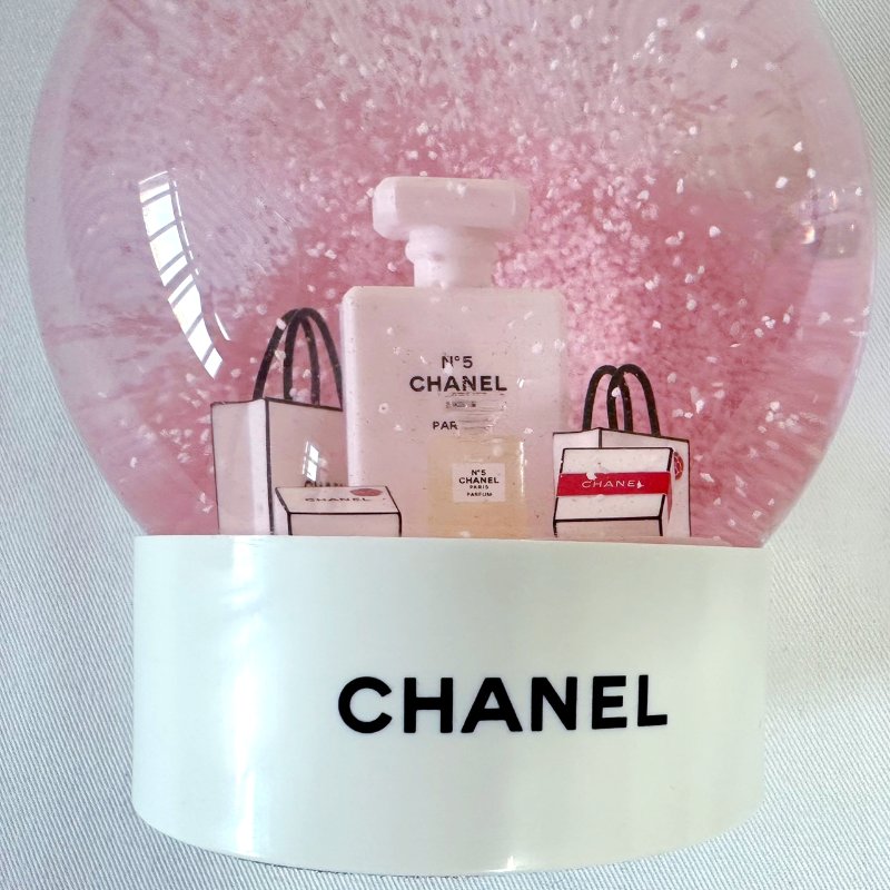 CHANEL 全新N°5香水粉色水晶球-5