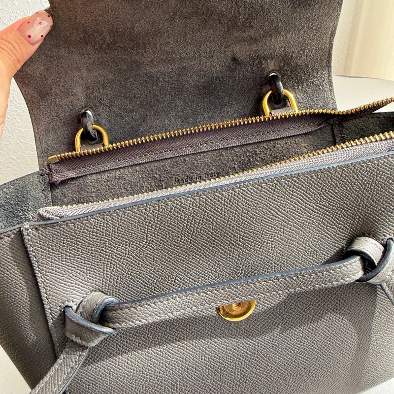 Celine鯰魚包mini 美美灰色-1