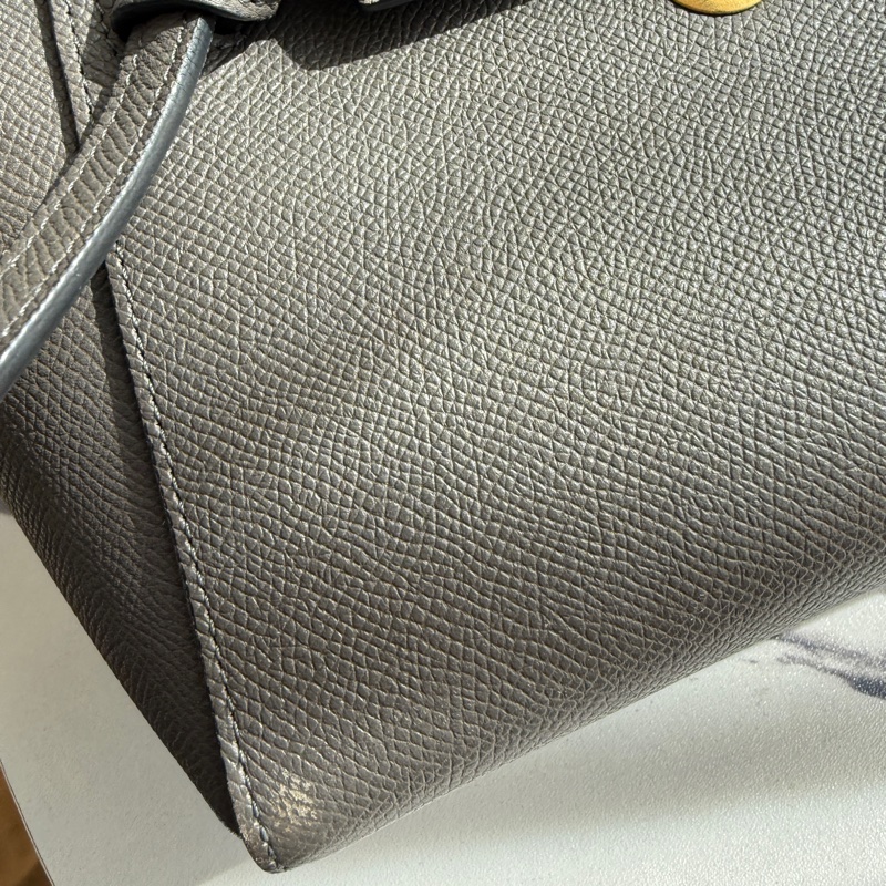 Celine鯰魚包mini 美美灰色-5