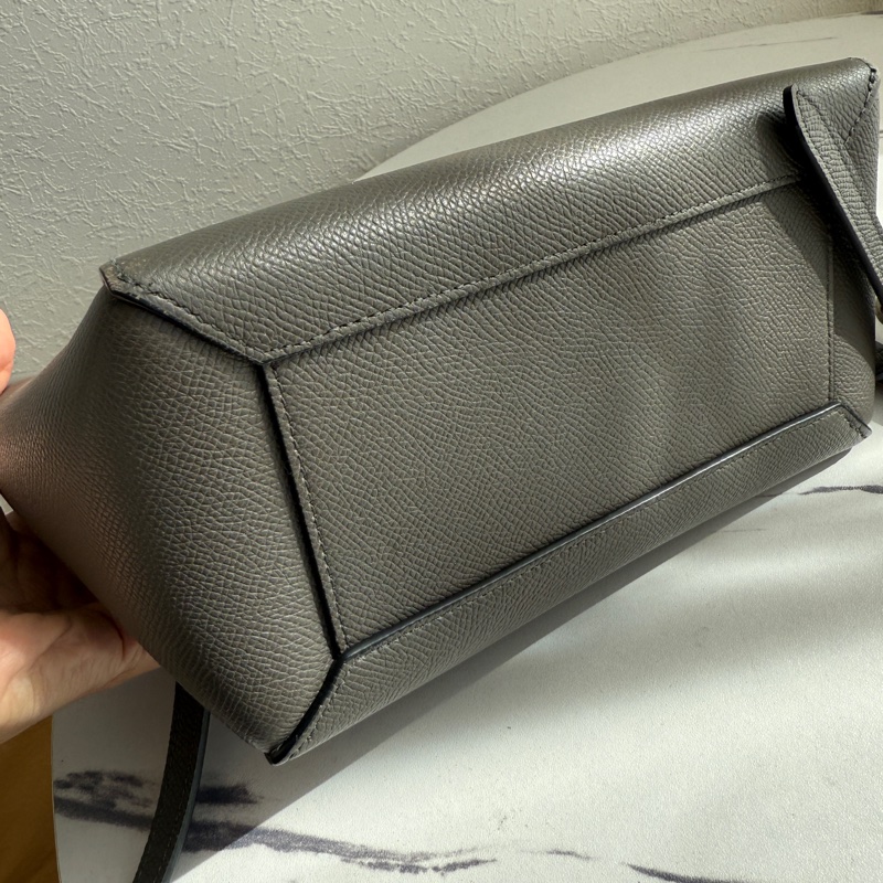 Celine鯰魚包mini 美美灰色-7