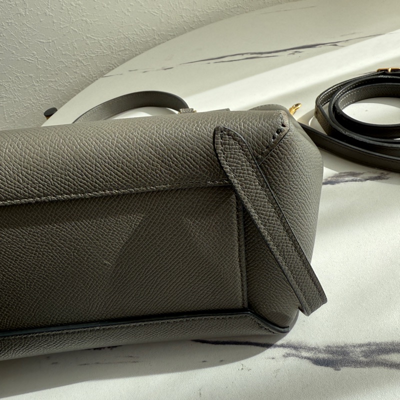 Celine鯰魚包mini 美美灰色-8