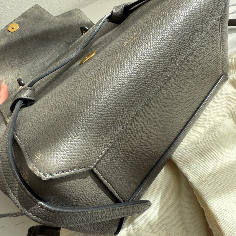 Celine鯰魚包mini 美美灰色-12