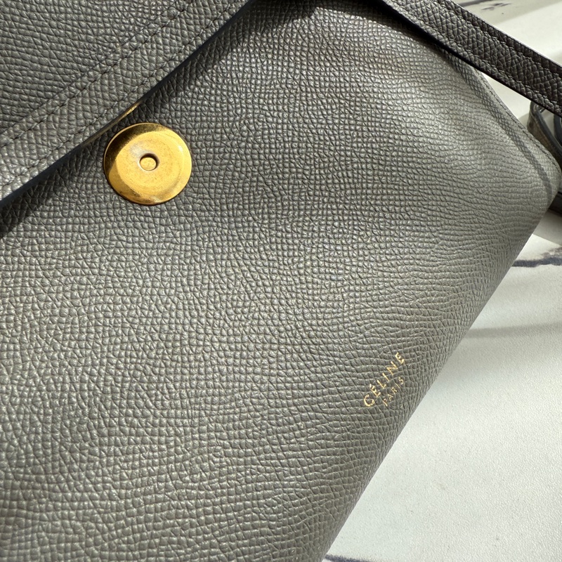 Celine鯰魚包mini 美美灰色-13