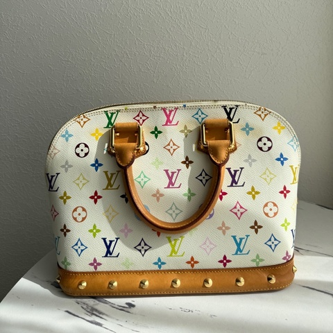 LV Alma 白彩貝殼包