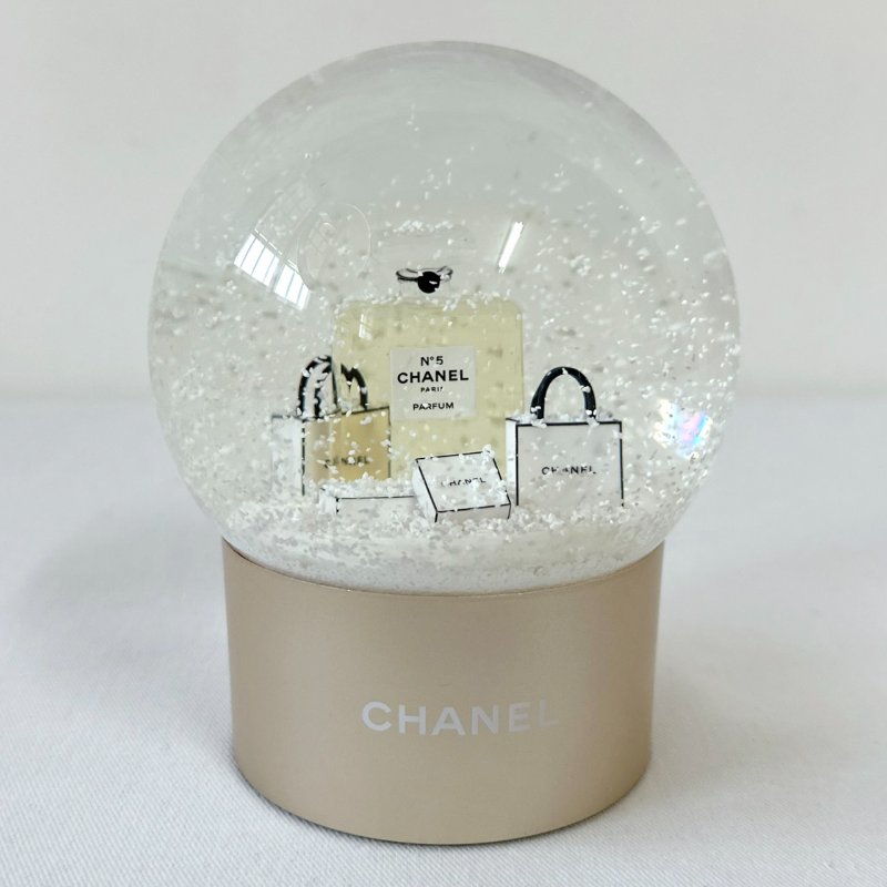 CHANEL 全新N°5香水白金水晶球-0