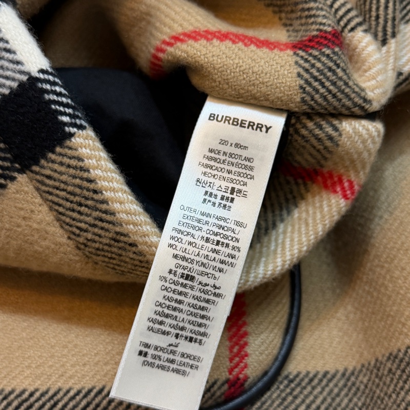 BURBERRY英國經典格紋披肩-11