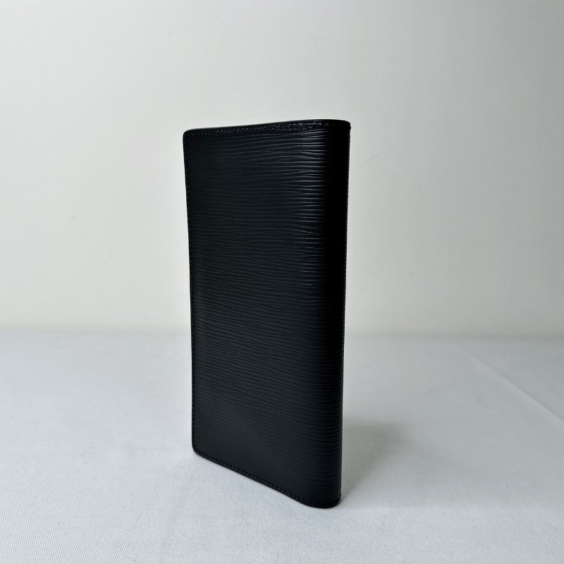 LV Brazza水波紋對開長夾-4