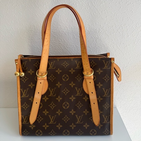 LV花紋雙小金球吊飾肩背包  少見特別款