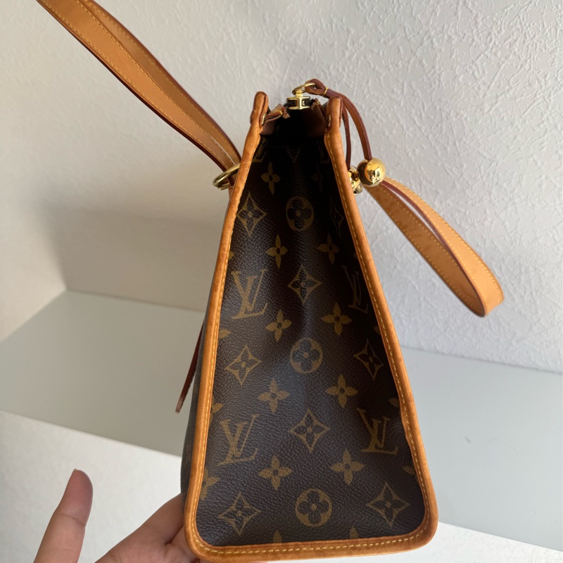 LV花紋雙小金球吊飾肩背包  少見特別款-2