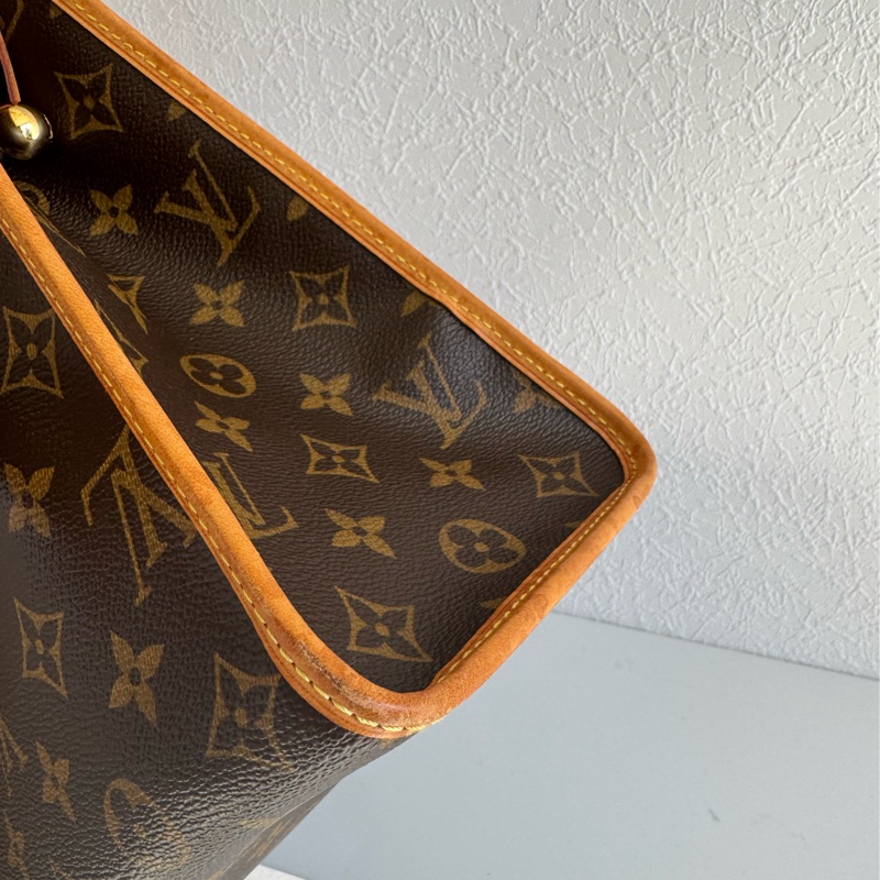 LV花紋雙小金球吊飾肩背包  少見特別款-14