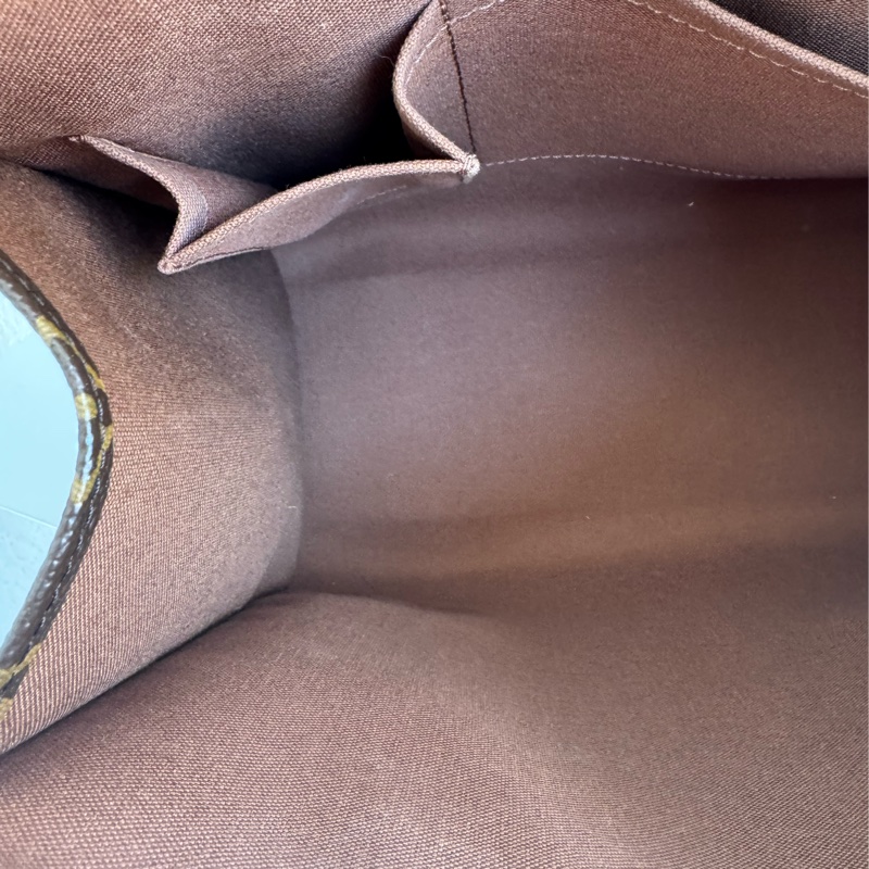 LV花紋雙小金球吊飾肩背包  少見特別款-46