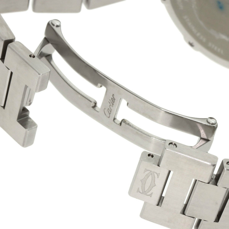 卡地亞 W31078M7 Pasha C Meridian GMT 男童不鏽鋼腕錶-7