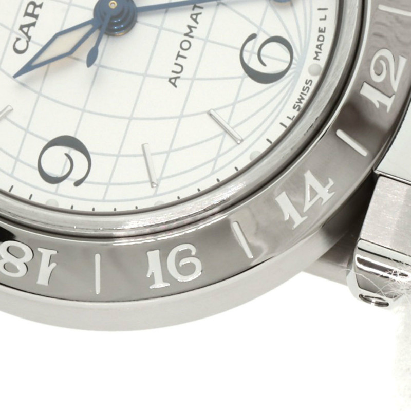 卡地亞 W31078M7 Pasha C Meridian GMT 男童不鏽鋼腕錶-19