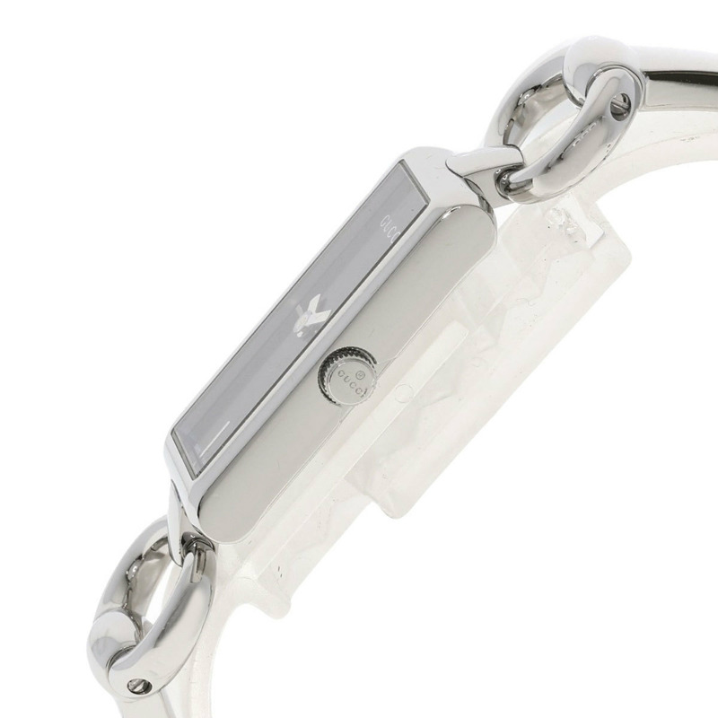 Gucci YA119 方形錶盤不鏽鋼女錶-4