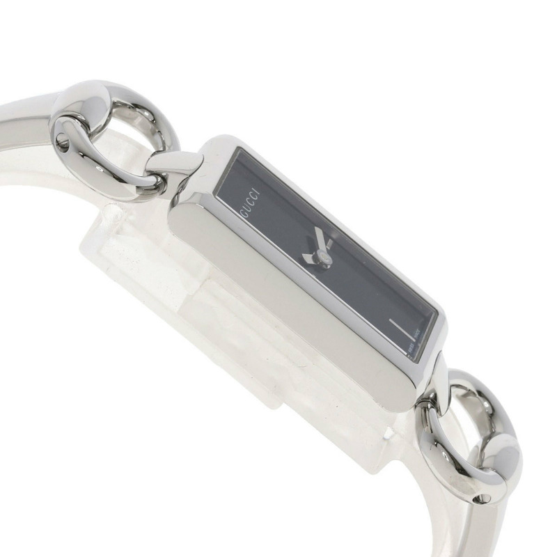 Gucci YA119 方形錶盤不鏽鋼女錶-5