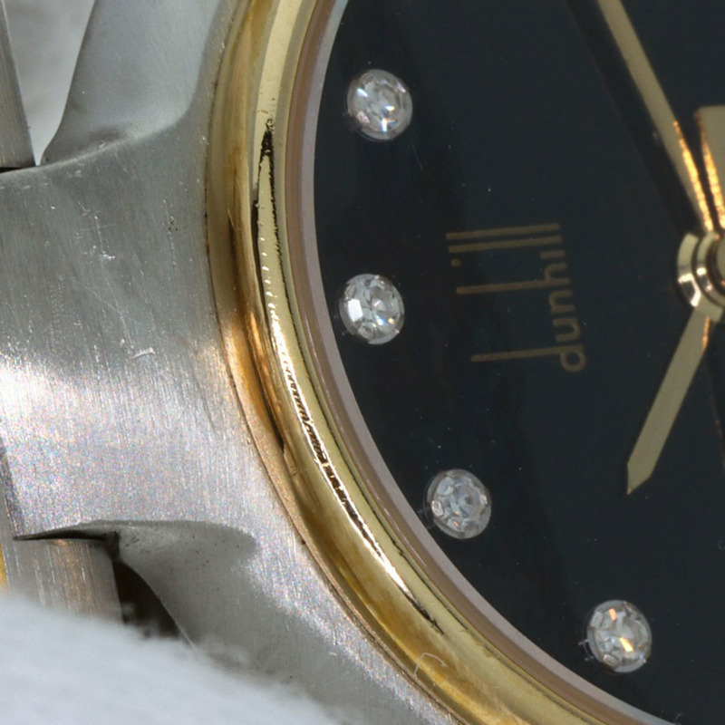 登喜路千禧系列12鑽腕錶,不鏽鋼材質,SSxGP,男童款-12